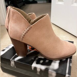 Women’s High heel Booties, Blush